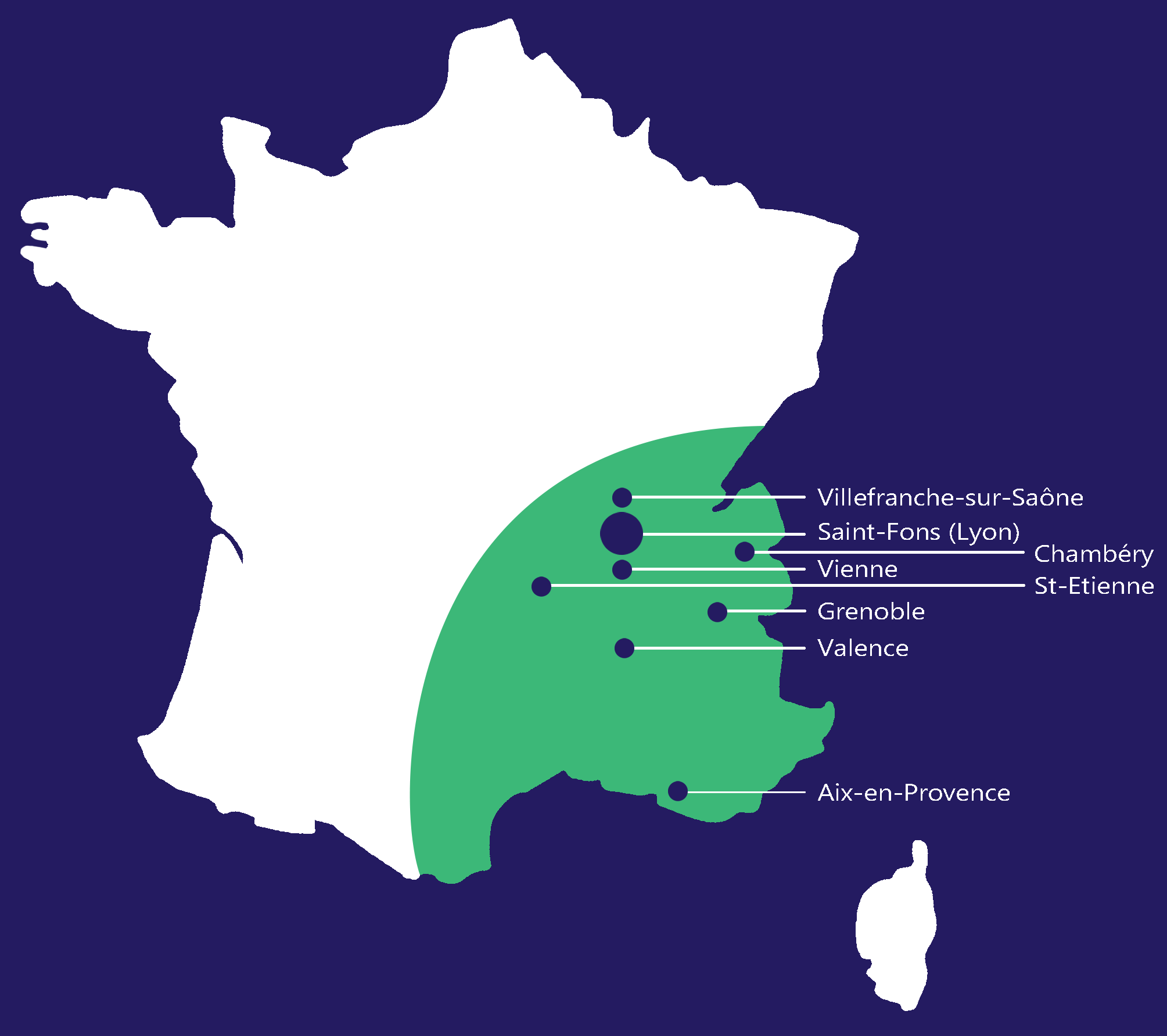 Dethome - Carte territoire interventions
